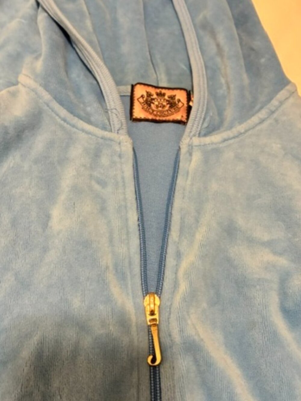 Juicy Couture Powder Blue Terry Tracksuit - Petite - Excellent Condition! - Picture 3 of 5